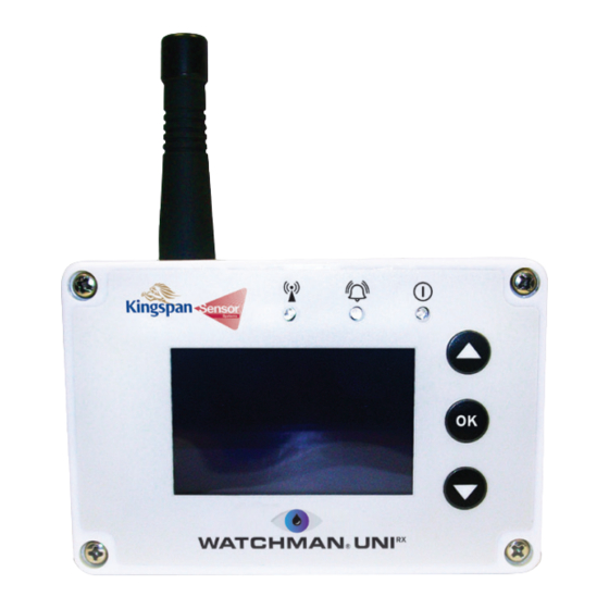 Kingspan Sensor Watchman UNI User Manual