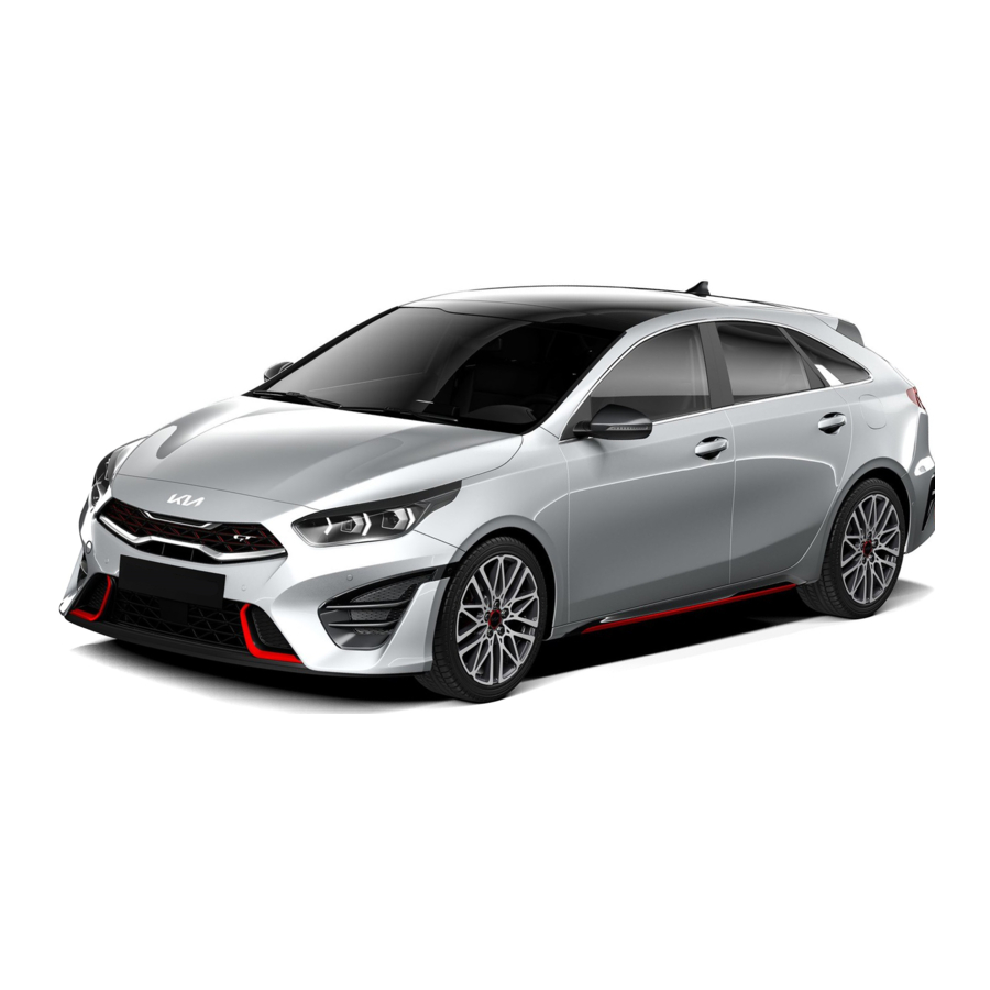 Kia Proceed 2022 Manual