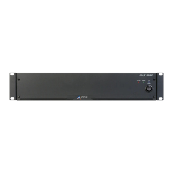 AUSTRALIAN MONITOR ACM250P Operating Manual