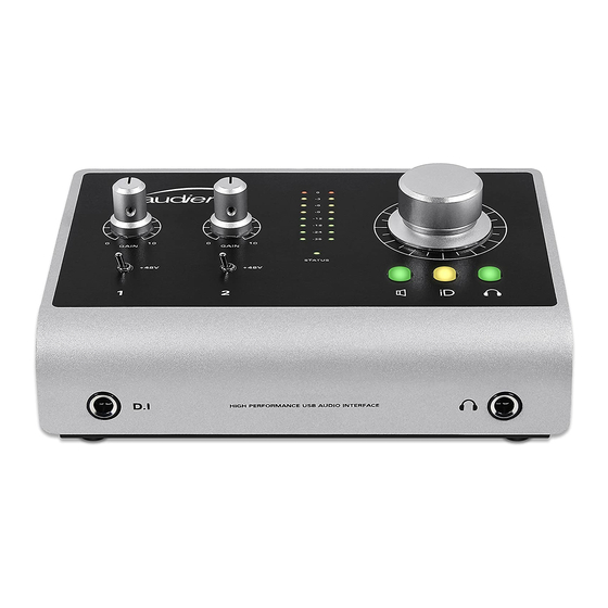 Audient iD14 User Manual