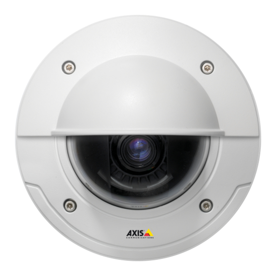 Axis P3365-VE User Manual