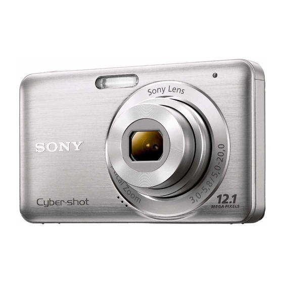 Sony Cyber-shot DSC-W310 Instruction Manual