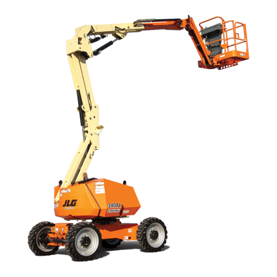 JLG 340AJ Operation And Safety Manual