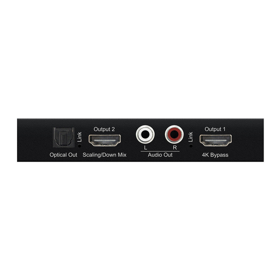 BluStream HD12DB Quick Reference Manual