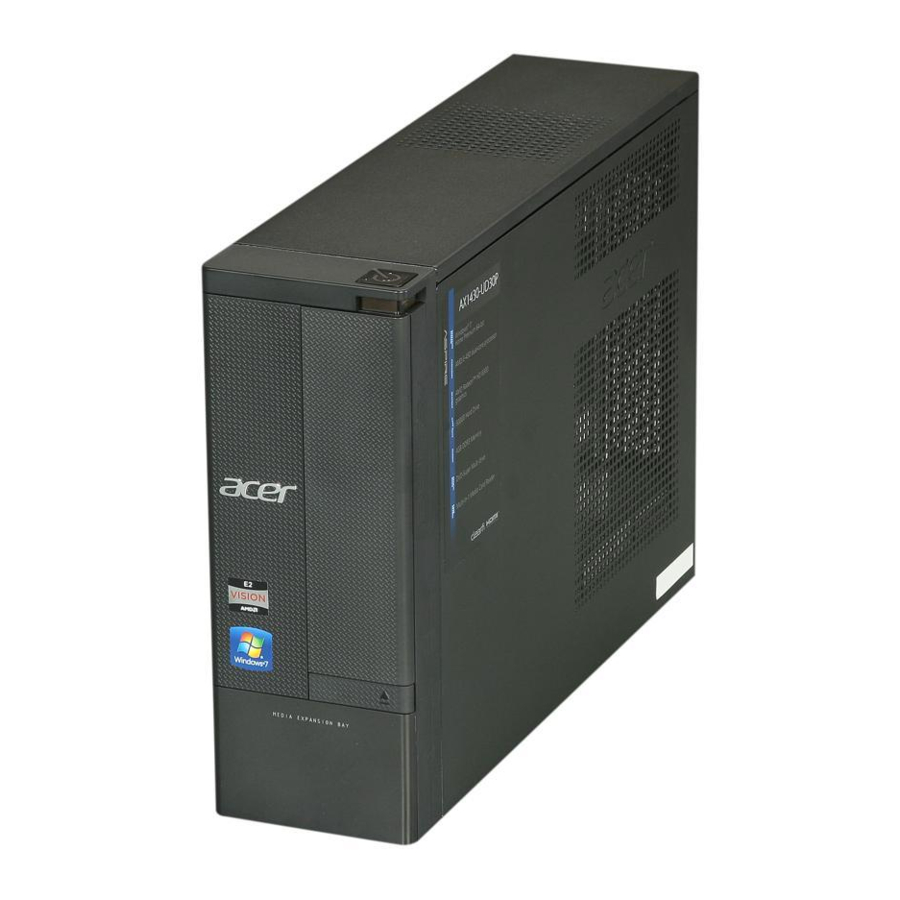 Acer Aspire X1430 Manuals