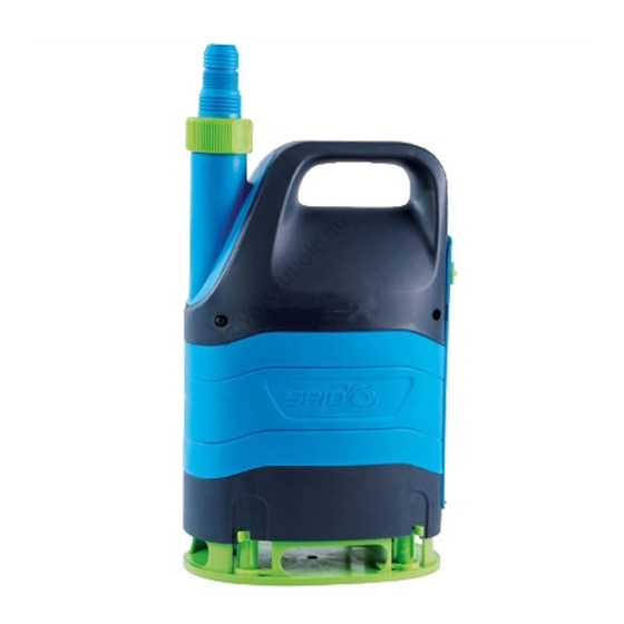 User Manuals: DIPRA SPIDO CDW-800-STORM Pump