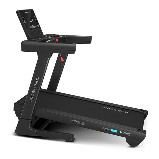 LifeSpan Pursuit Max Treadmill User Manual
