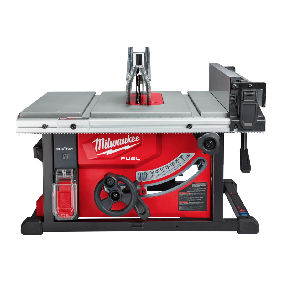 Milwaukee M18 FUEL 2736-20 - TABLE SAW Manual