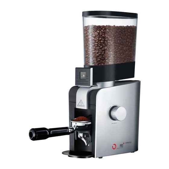 Mahlkonig Pro M espresso Operating Instructions Manual