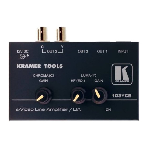 Kramer 103YCB User Manual