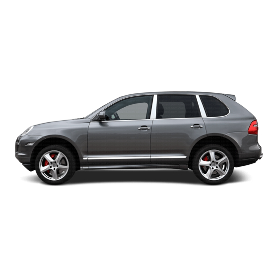 Porsche 2007 Cayenne Owner's Manual
