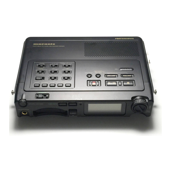 Marantz PMD680 Service Manual