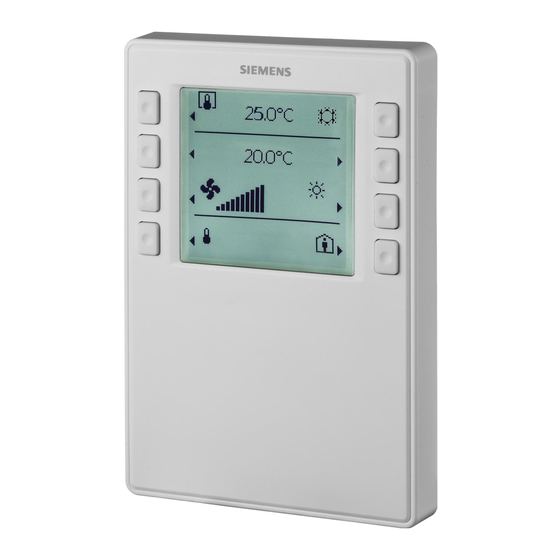 Siemens QMX2.P43 Manual