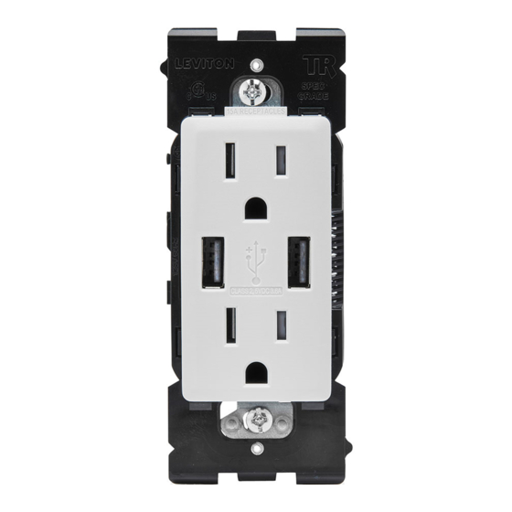 Leviton Renu RUAA1 Series Quick Start Manual