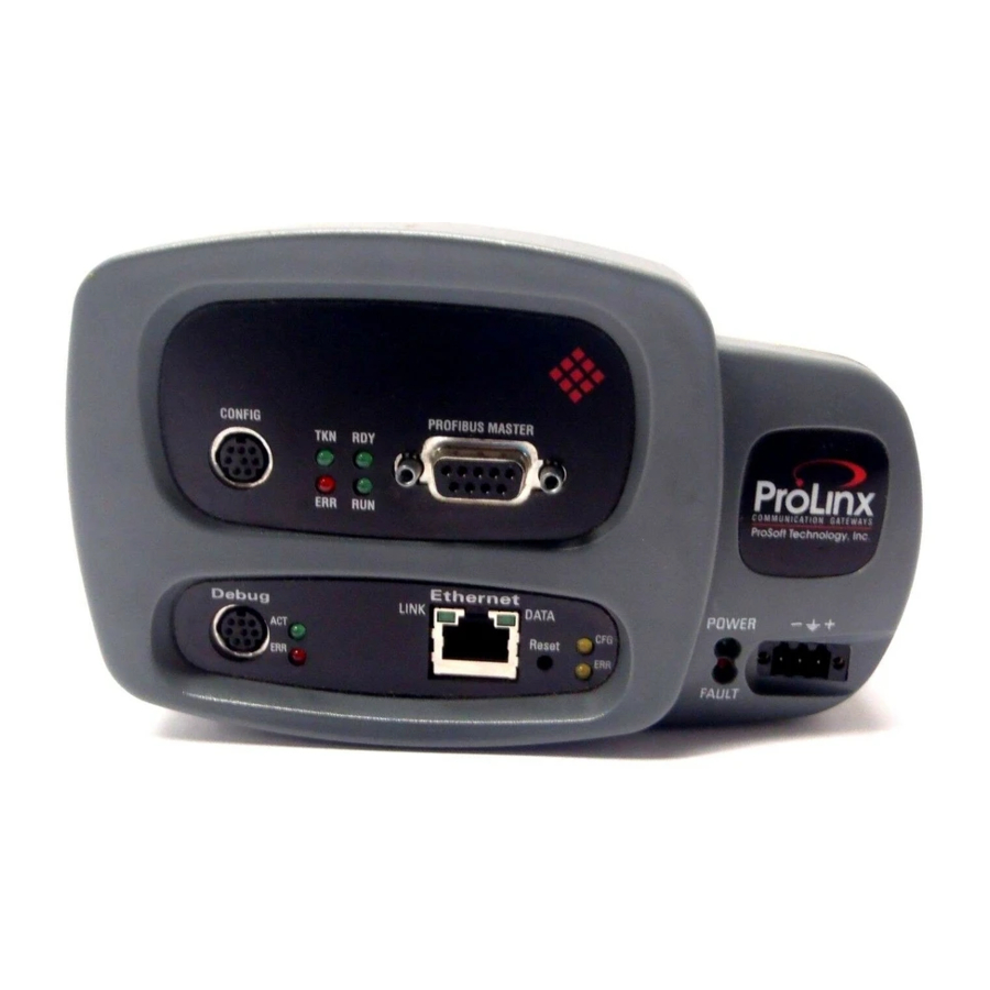 ProSoft Technology ProLinx PDPM Protocol Manual