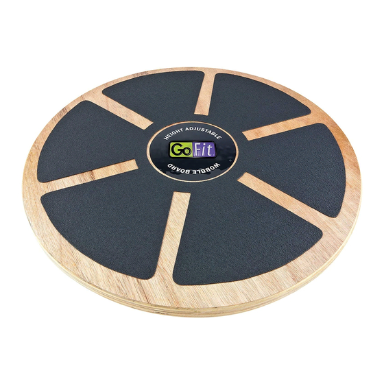 GoFit WOBBLE BOARD Training Manual