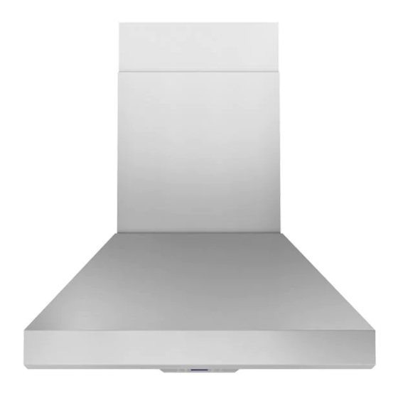 Zephyr Titan Island AK7736BS Range Hood Manuals