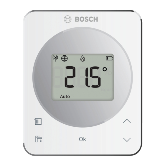 Bosch CR 20 RF Quick Start Manual