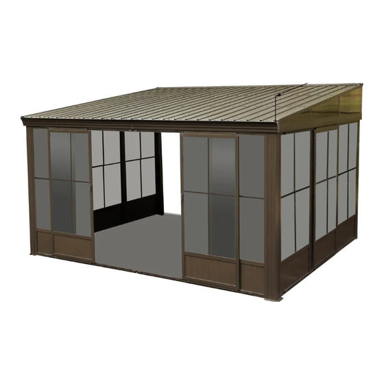 domi outdoor living Solarium LGMF1612 Assembly Manual