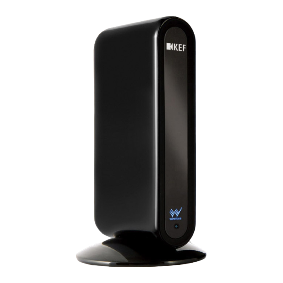 KEF Wireless System Manuals