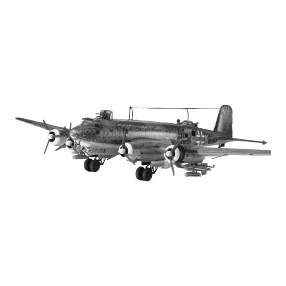 REVELL Focke Wulf FW200 C-5/C-8 Condor Assembly Manual