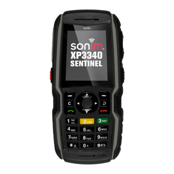 Sonim XP3340 Z1 SENTINEL User Manual
