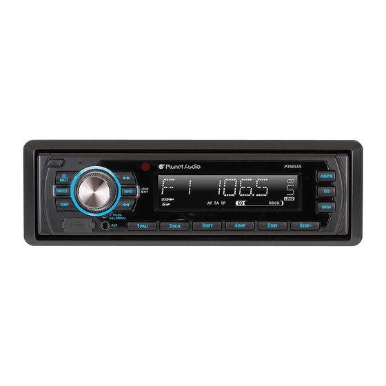 Planet Audio P350UA User Manual