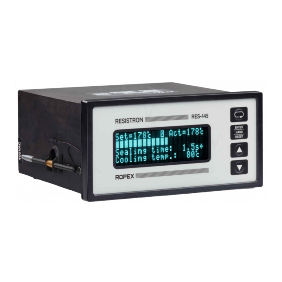 Ropex RES-445 Operating Instructions Manual