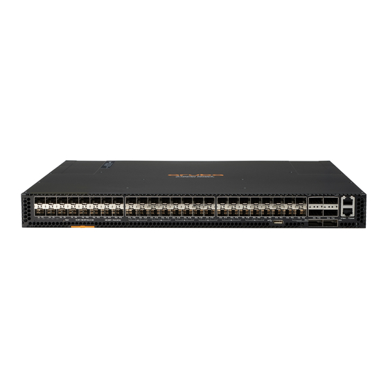Aruba 8320 Quick Setup Manual And Safety/Regulatory Information