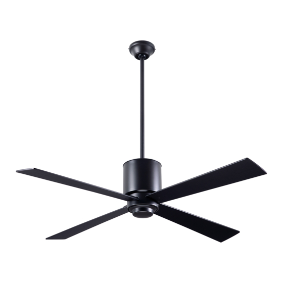 Most Modern Fan Lapa LAP Series Installation Instructions And Owner's Manual