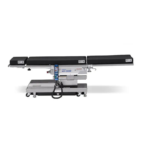 Mizuho MOT-5602BW Operator's Manual