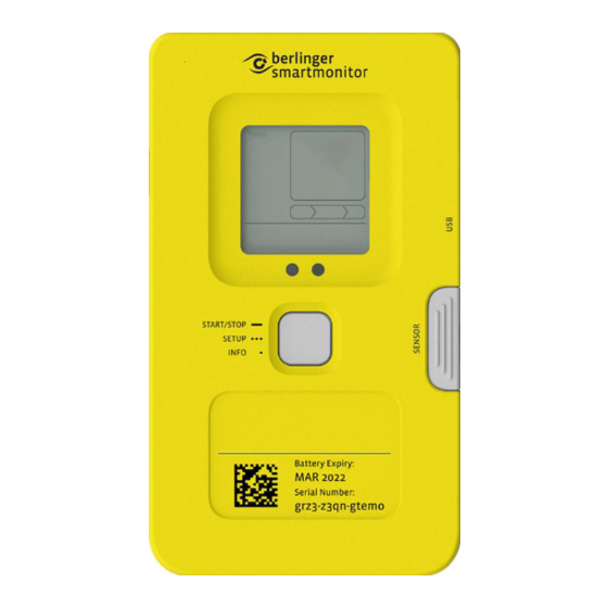 berlinger SmartSystem SITE L Operator's Manual