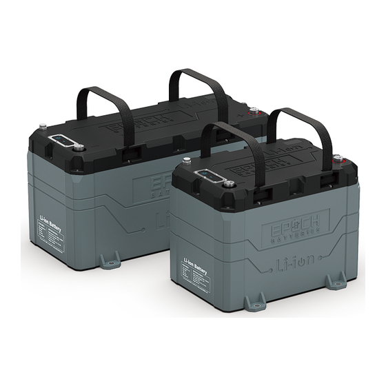 EPOCH BATTERIES B12100B Accessories Manuals