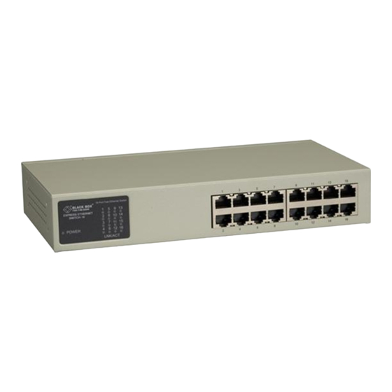 Black Box LB9019A-R4 Manual