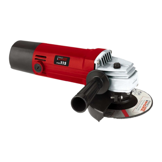 EINHELL Pro Work PWS 115 Manuals