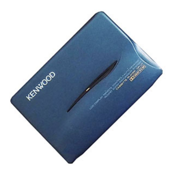 Kenwood CP-J7 Instruction Manual
