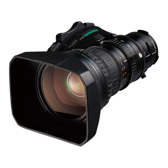FujiFilm FUJINON XA20sx8.5BRM-K3 Operation Manual
