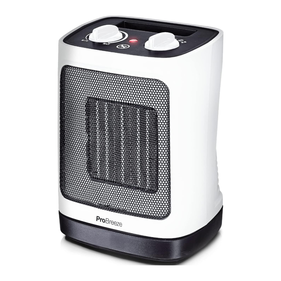 ProBreeze PB-H01 - Ceramic Heater Manual