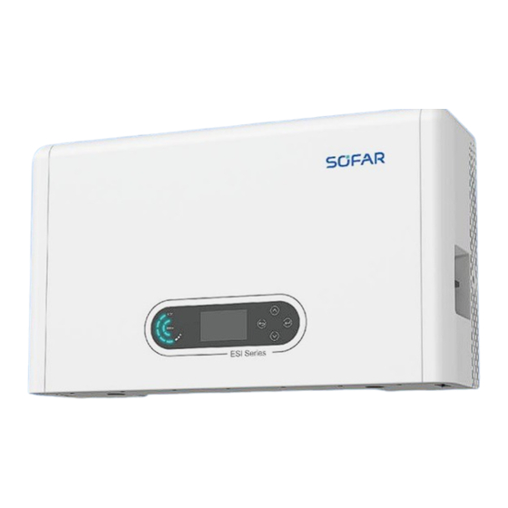 Sofar ESI 3-6K-S1 Series User Manual