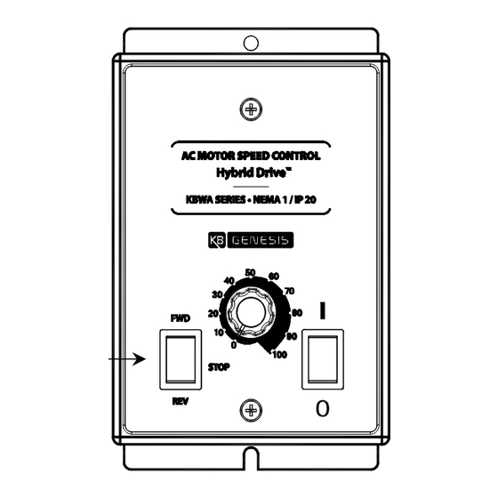 Genesis KBWA-23D Manuals