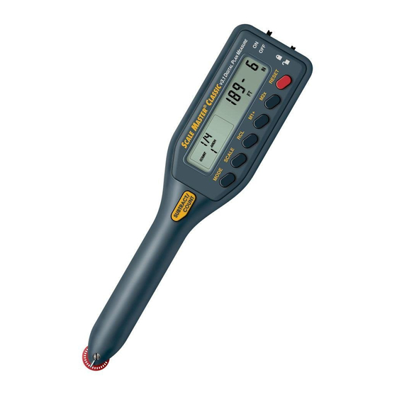 Calculated Industries Scale Master Classic User Manual
