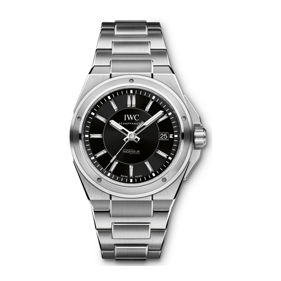 iwc Ingenieur Automatic IW3239 Operating Instructions Manual