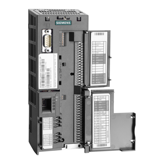 Siemens CU230P-2 HVAC Parameter Manual