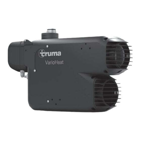 Truma VarioHeat comfort US Operating Instructions Manual
