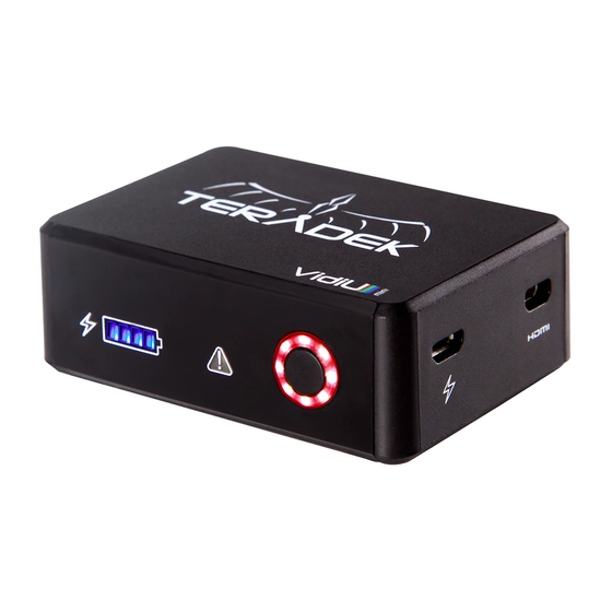 Teradek VidiU mini Quick Start Manual