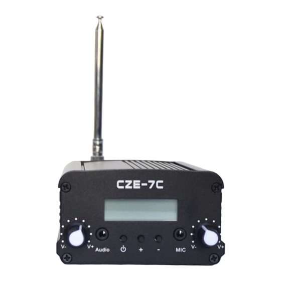 Czerf CZE-7C Instructions