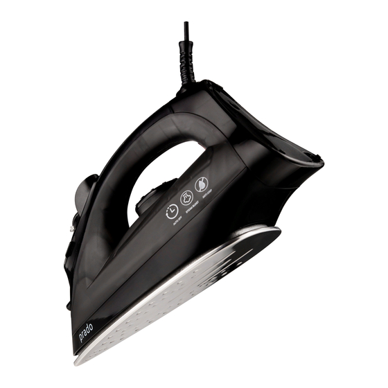 PRADO X3 Professional Steam Iron Manuals