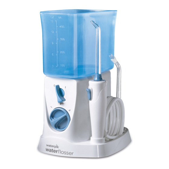 Waterpik Wp 200 Series Instruction Manual Pdf Download Manualslib