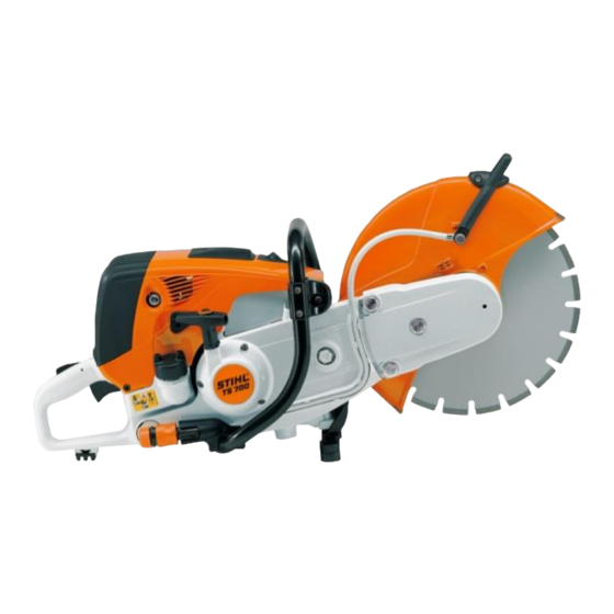 Stihl TS 700 Quick Manual