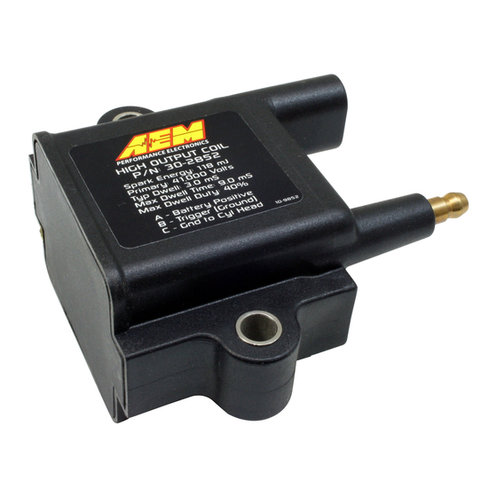 AEM Performance Electronics 30-2852 Instruction Manual